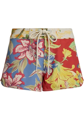 Polo Ralph Lauren floral-print shorts - Blue