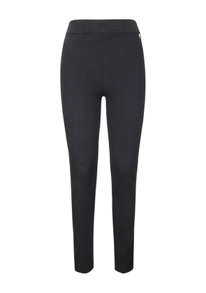 extreme cashmere Nº 372 Beat elasticated-waist leggings - Black