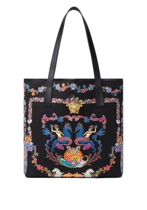 Versace Coral Theatre La Medusa canvas tote bag - Black