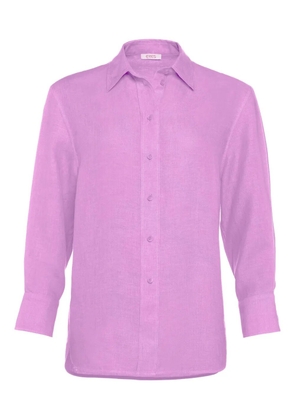 ERES Mignonette button-down linen shirt - Purple