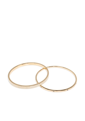 Coach crystal-embellished bracelets (set of two) - Gold