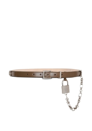 Balmain leather belt - Brown