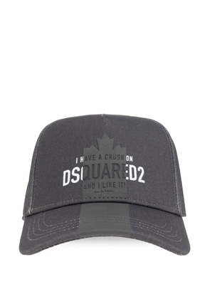 DSQUARED2 logo baseball cap - Grey