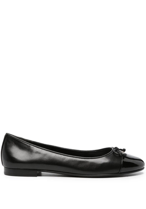 Tory Burch cap-toe ballerina shoes - Black