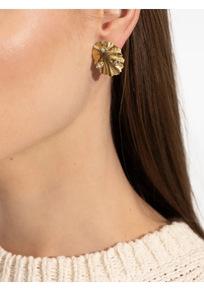 Ulla Johnson ruffled-design earrings - Gold