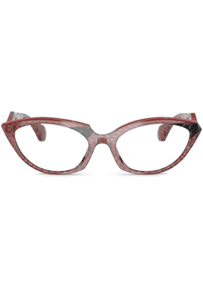 Alain Mikli cat-eye frame glasses - Red