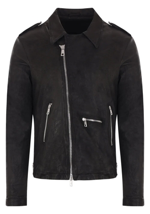 Giorgio Brato leather jacket - Black