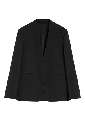 Jil Sander no-lapel blazer - Black
