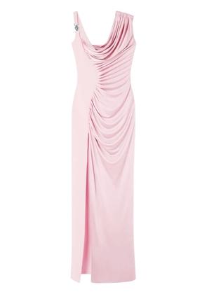 Versace Medusa '95 draped gown - Pink