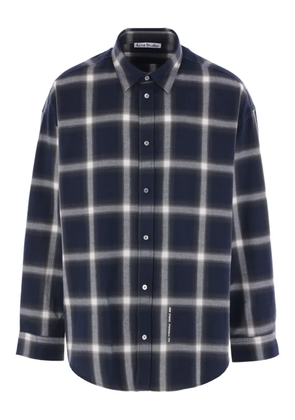 Acne Studios checked shirt - Blue