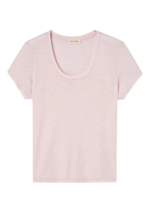 American Vintage Jacksonville short-sleeve scoop-neck T-shirt - Pink