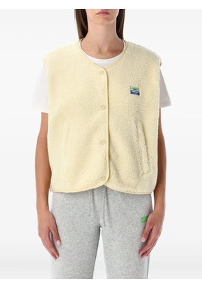 American Vintage Hoktown button-fastening teddy gilet - Neutrals