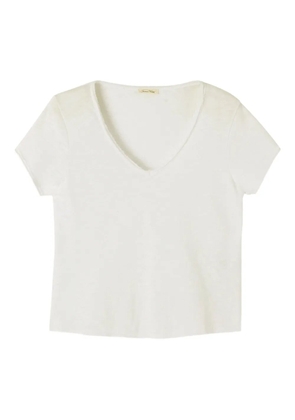 American Vintage Sonoma V-neck short-sleeve T-shirt - White