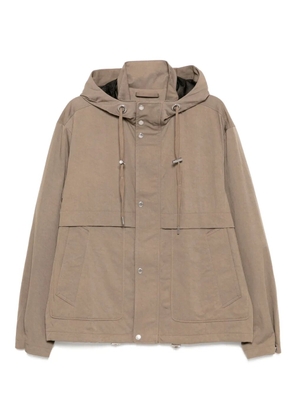 Michael Kors twill windbreaker jacket - Brown