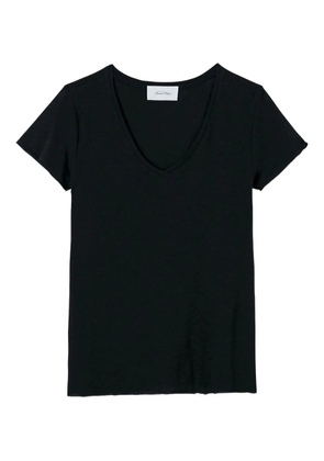 American Vintage Jacksonville V-neck T-shirt - Black