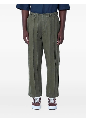 Vans panelled cotton trousers - Green
