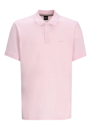 BOSS piqué polo shirt - Pink