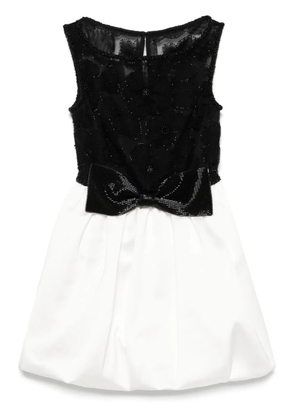 Self-Portrait tulle mini dress - Black