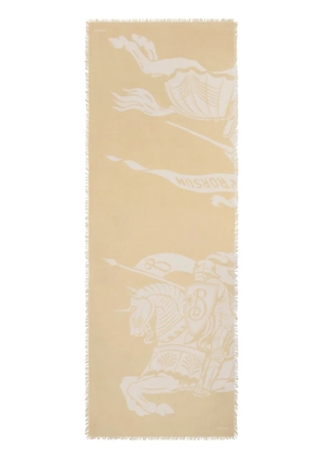Burberry EKD wool scarf - Neutrals