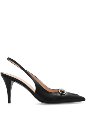 Gucci 100mm slingback pumps - Black