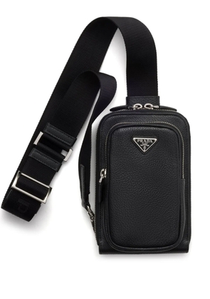 Prada leather phone case - Black