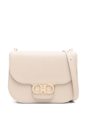 Ferragamo Double Gancini cross body bag - Neutrals