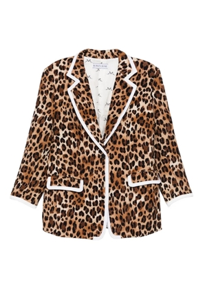 Rowen Rose leopard print jacket - Brown
