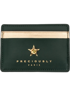 Preciously star embellished cardholder - Green