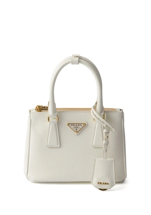Prada Galleria patent leather mini bag - White