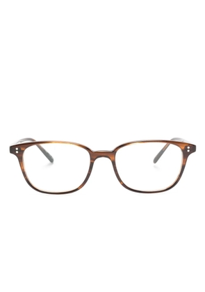 Oliver Peoples rectangle-frame glasses - Brown