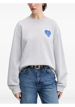 HUGO heart-logo sweatshirt - Grey