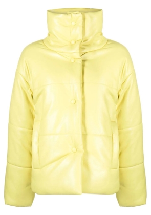 Nanushka oversize padded windbreaker jacket - Yellow