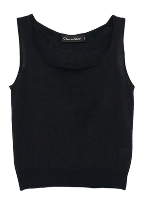 Oscar de la Renta sleeveless tank top - Blue