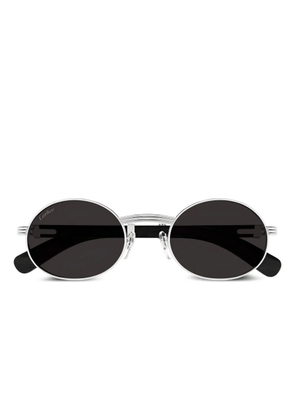 Cartier Eyewear Première de Cartier oval-frame sunglasses - Silver