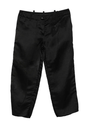 Masnada floral-print trousers - Black