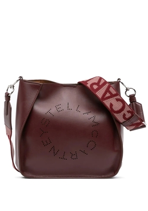 Stella McCartney Pre-Owned 2010-2025 Mini Faux Leather Perforated Logo crossbody bag - Red