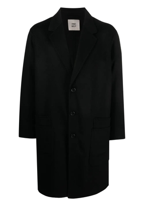 Frei-Mut single-breasted wool coat - Black