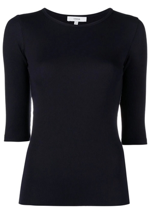 Vince fine-ribbed top - Blue