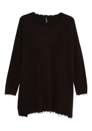 Rundholz frayed sweater - Brown