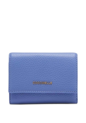 Coccinelle metallic-logo wallet - Blue