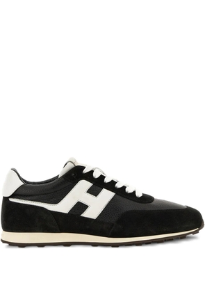 Hogan H699 logo-patch sneakers - Black