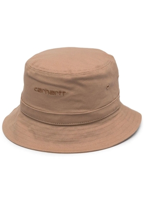 Carhartt WIP logo-embroidered bucket hat - Neutrals