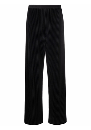 Fabiana Filippi straight-leg plissé trousers - Black