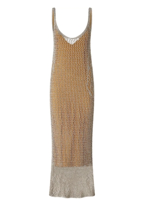 PINKO crochet-knit dress - White
