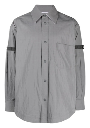 Thom Browne button-fastening shirt jacket - Grey