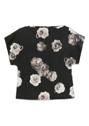Liviana Conti floral-print blouse - Black