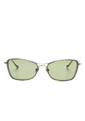 Matsuda rectangle-frame sunglasses - Brown