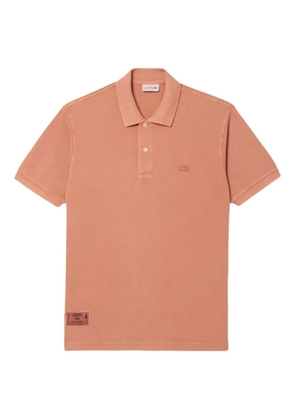Lacoste logo-embroidered polo shirt - Orange