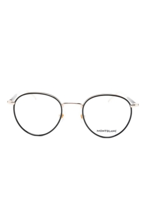 Montblanc round-frame glasses - Gold