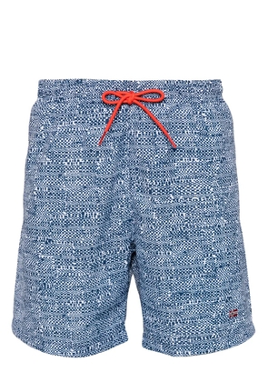Napapijri printed swim shorts - Blue